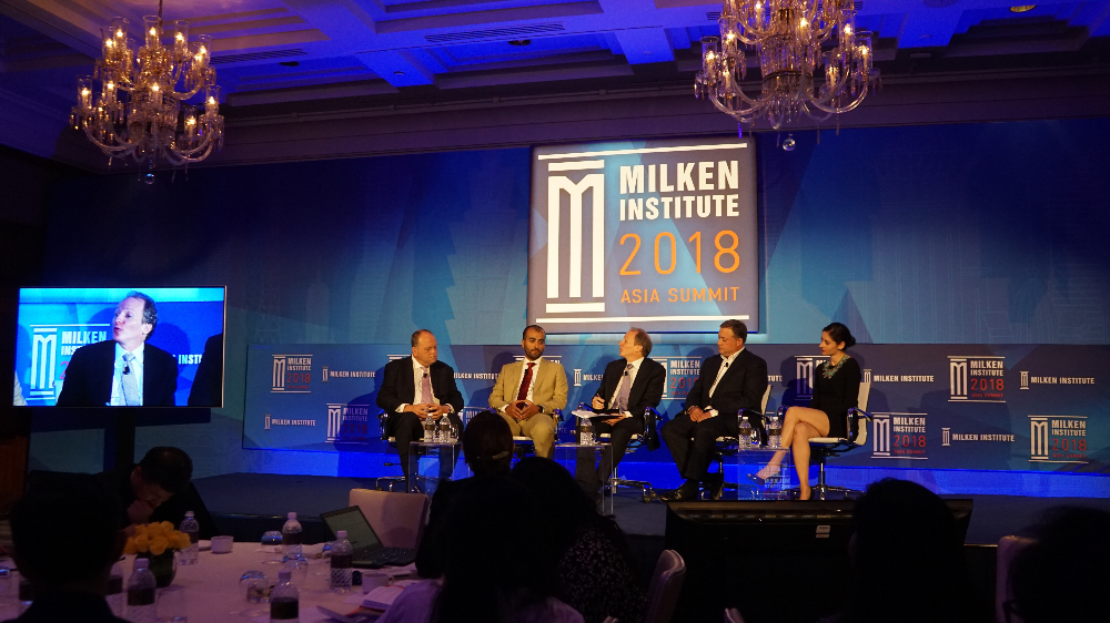 Milken Institute Asia Summit 2018 during the ‘Smarter Cities for a Smarter World’ panel discussion